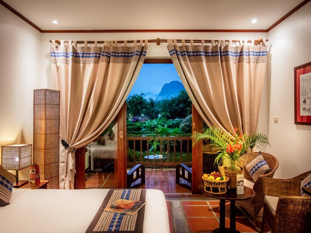 Riverside Boutique Resort, Vang Vieng Esterno foto